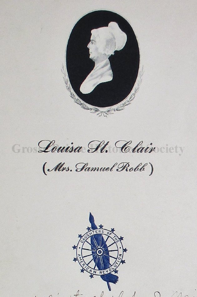      Louisa St. Clair Chapter Scrapbook Collection Highlights